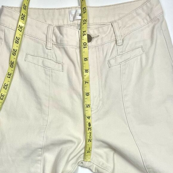 Amuse Society High Waisted Cropped Wide Leg Denim Pants - Picture 8 of 13